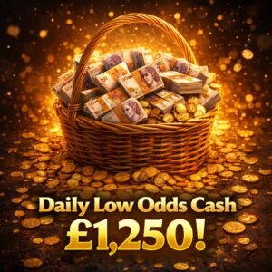 Daily Low Odds Cash - £1,250! #72